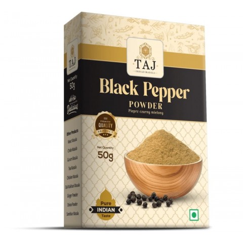 Melnie pipari Black Pepper, veseli, TAJ, 50g