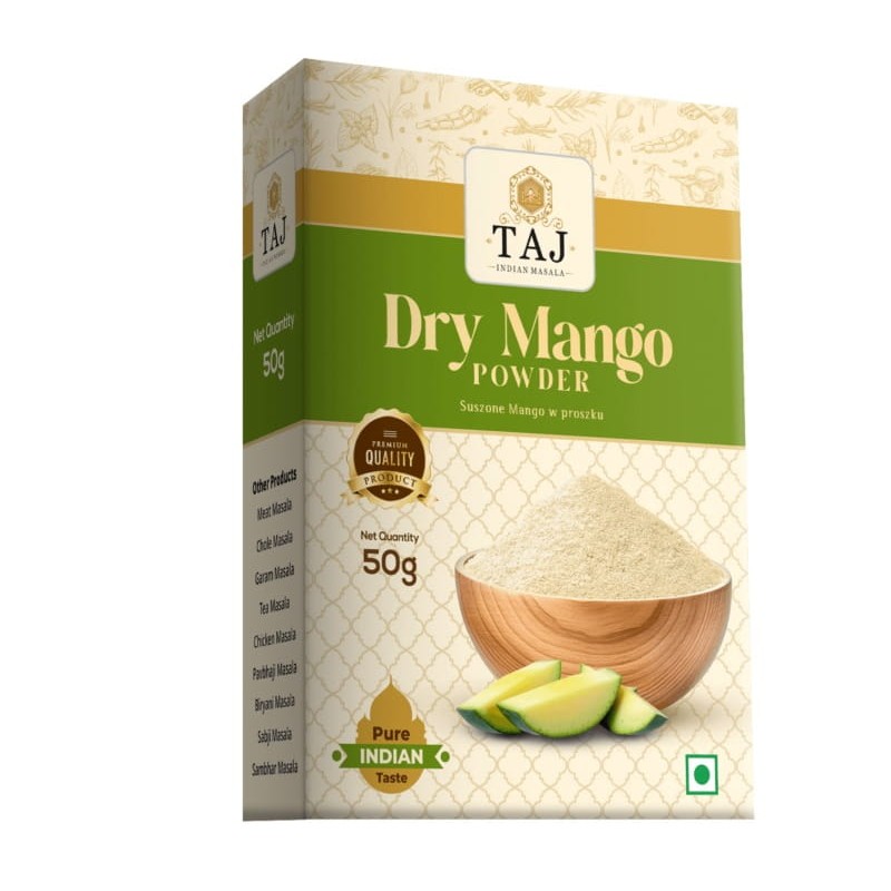 Žāvēta mango pulveris Amchur, TAJ, 50g