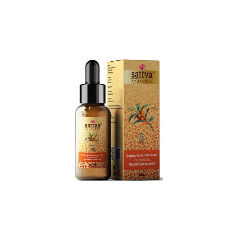 Sea buckthorn oil, Sattva Ayurveda, 50ml