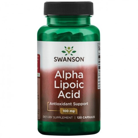 Alpha Lipoic Acid, Swanson, 100mg, 120 capsules
