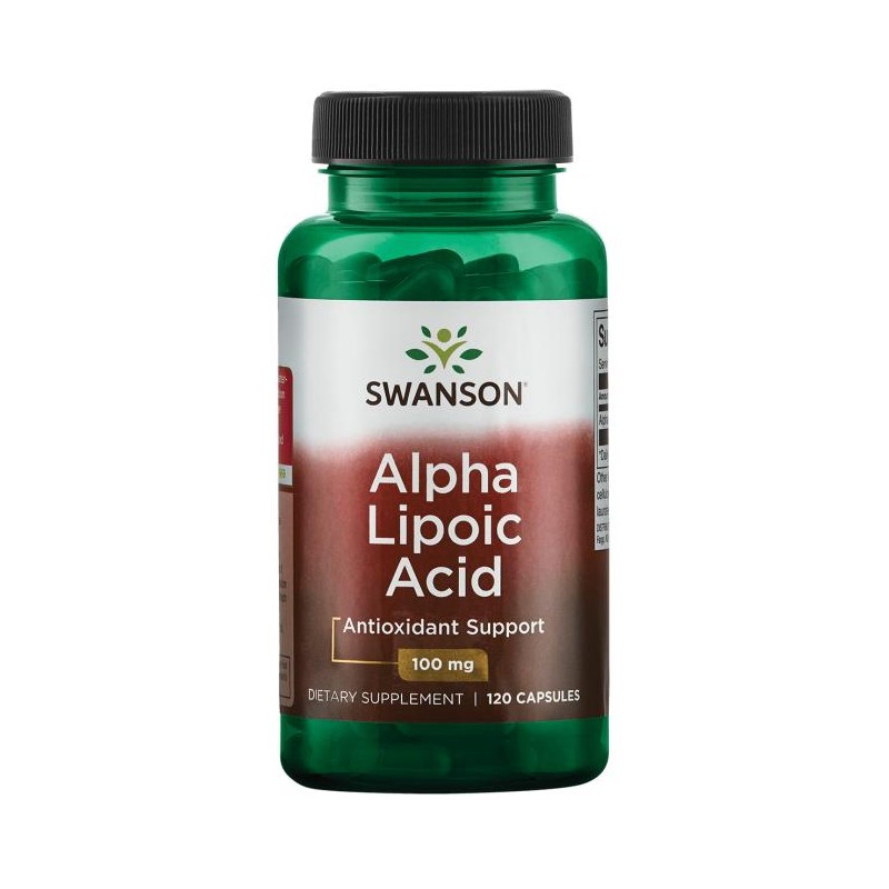 Alpha Lipoic Acid, Swanson, 100mg, 120 capsules Alpha Lipoic Acid, Swanson, 100mg, 120 capsules