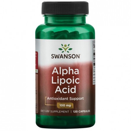 Alpha Lipoic Acid, Swanson, 100mg, 120 capsules