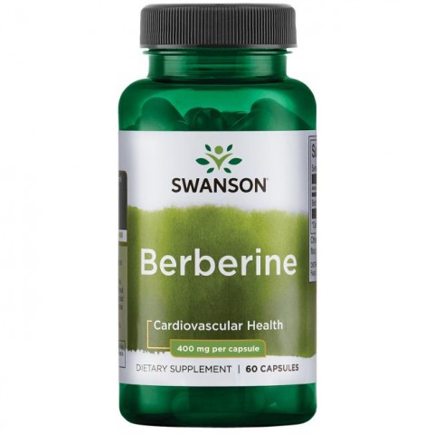 Dabīgais berberīns, Swanson, 400 mg, 60 kapsulas