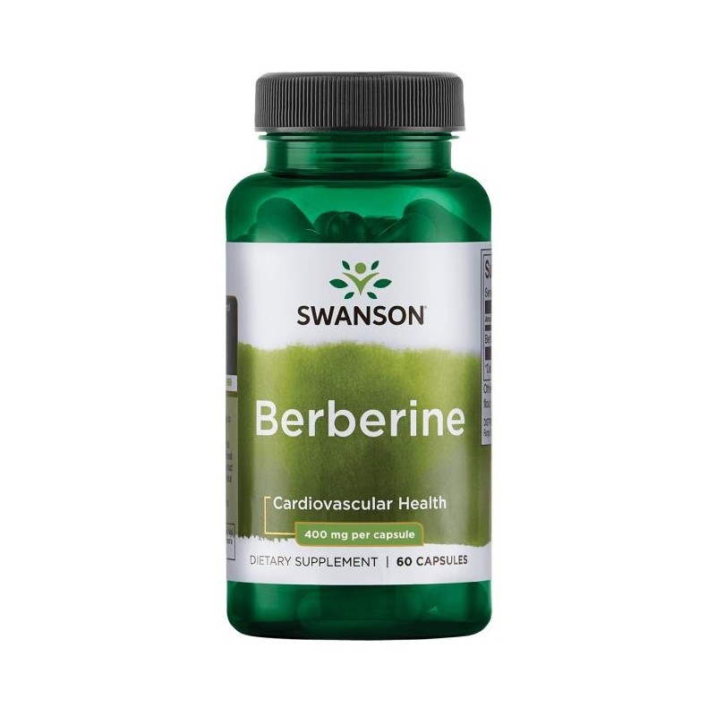 Dabīgais berberīns, Swanson, 400 mg, 60 kapsulas Dabīgais berberīns, Swanson, 400 mg, 60 kapsulas