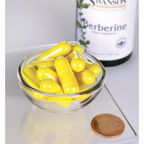Dabīgais berberīns, Swanson, 400 mg, 60 kapsulas