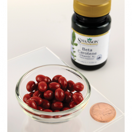 A vitamīna beta-karotīns, Swanson, 3000mcg, 100 kapsulas