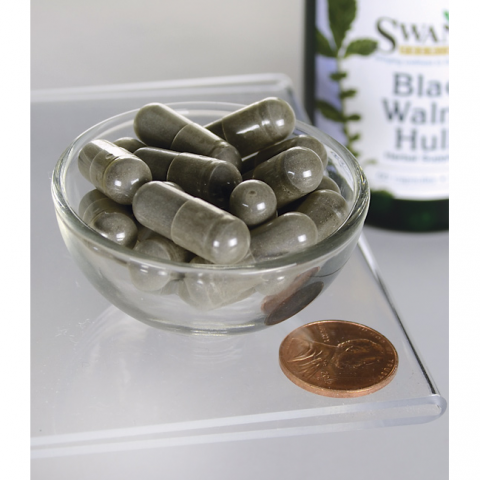 Melnais valrieksts Black Walnut, Swanson, 500mg, 60 kapsulas