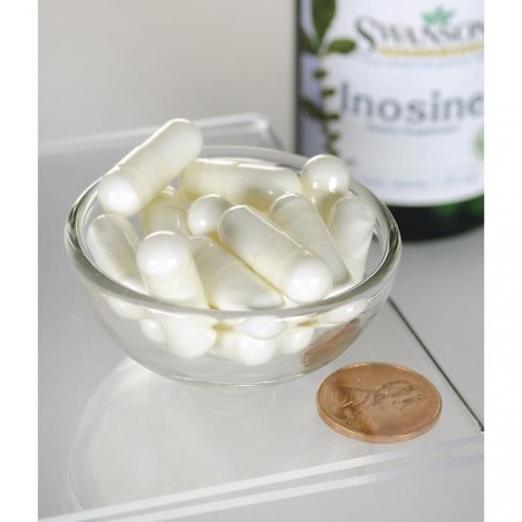 Inosīns, Swanson, 500 mg, 60 kapsulas