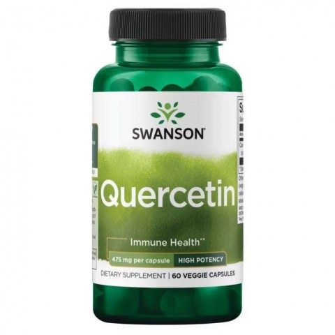 Kvercetīns, Swanson, 475 mg, 60 kapsulas