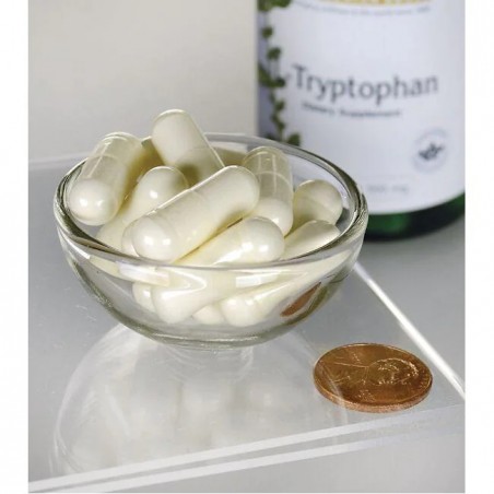 L-triptofāns, Swanson, 500 mg, 60 kapsulas