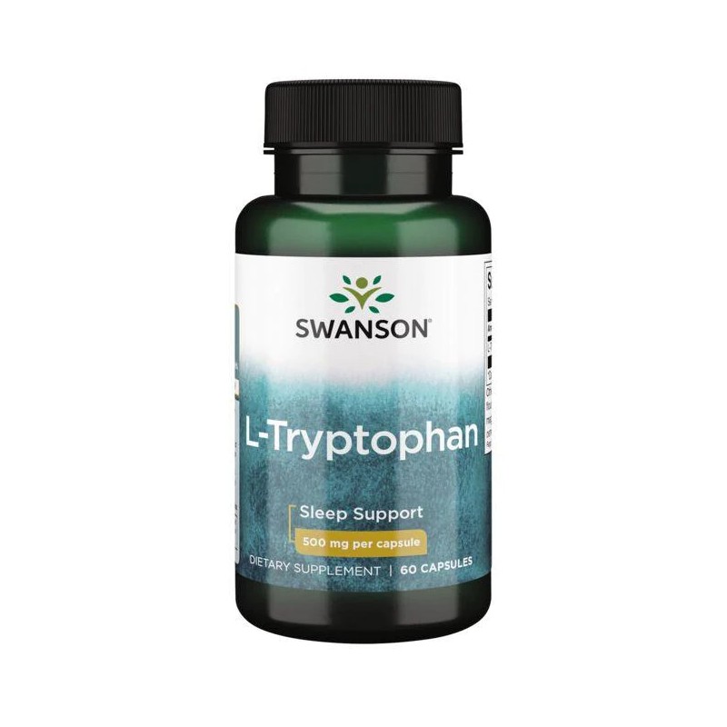 L-triptofāns, Swanson, 500 mg, 60 kapsulas L-triptofāns, Swanson, 500 mg, 60 kapsulas
