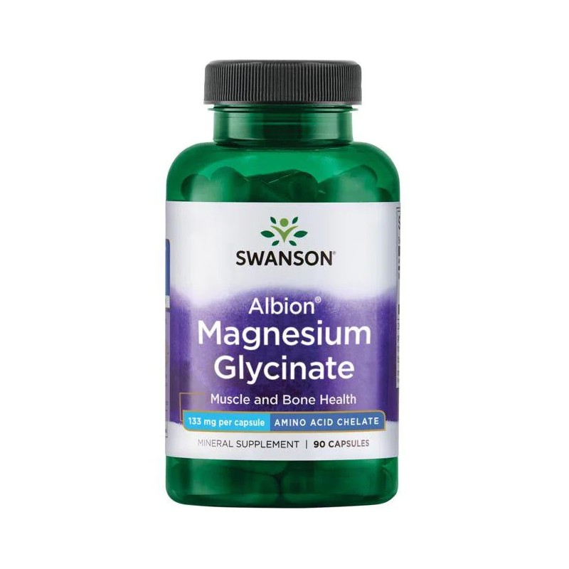 Magnija bisglicināts, Swanson, 700mg, 90 kapsulas Magnija bisglicināts, Swanson, 700mg, 90 kapsulas