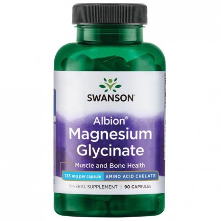 Magnija bisglicināts, Swanson, 700mg, 90 kapsulas