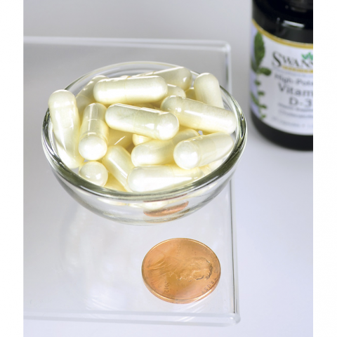 D3 vitamīns 1000TV, 25 mcg, Swanson, 30 kapsulas