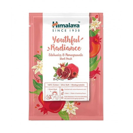 Youthful Radiance Edelweiss & Granātābolu maska, Himalaya, 30ml