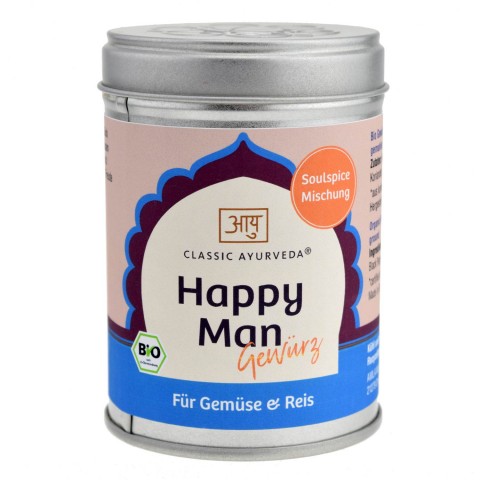 Garšvielu maisījums Happy Man, Classic Ayurveda, 80 g