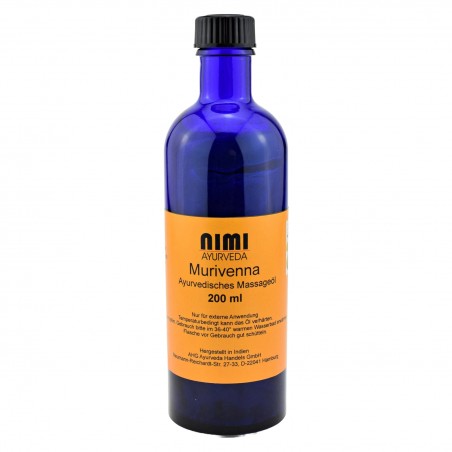 Ķermeņa masāžas eļļa Murivena, Nimi Ayurveda, 200 ml