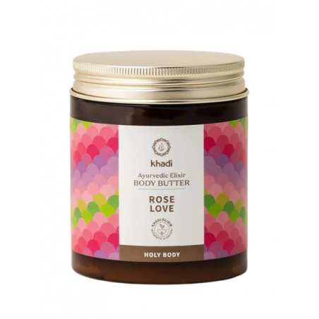 Ājurvēdas ķermeņa sviests Rose Love, Khadi, 250 ml