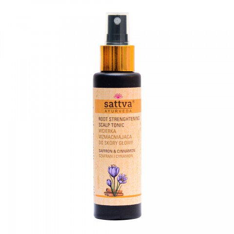 Matu un galvas ādas toniks Cinamon un Safron, Sattva Ayurveda, 100 ml