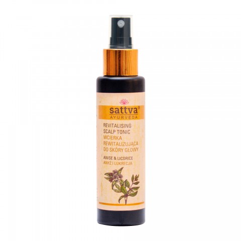 Matu un galvas ādas toniks anīss un lakrica, Sattva Ayurveda, 100ml