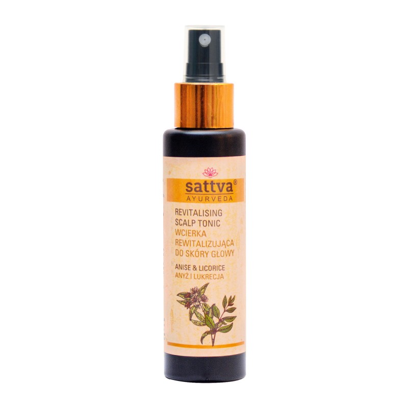 Matu un galvas ādas toniks anīss un lakrica, Sattva Ayurveda, 100ml