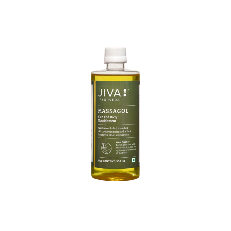 Ayurvedic body massage oil, Jiva Ayurveda, 500ml