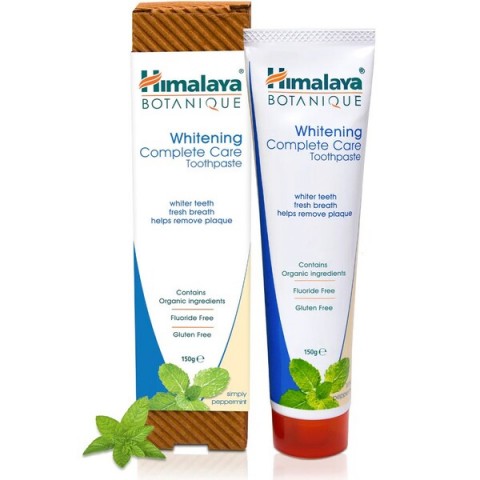 Отбеливающая зубная паста Simple Peppermint Complete Care Botanique, Himalaya, 150 г