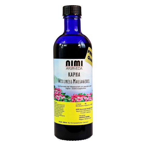 Ķermeņa eļļa Kapha, Nimi Ayurveda, 200 ml