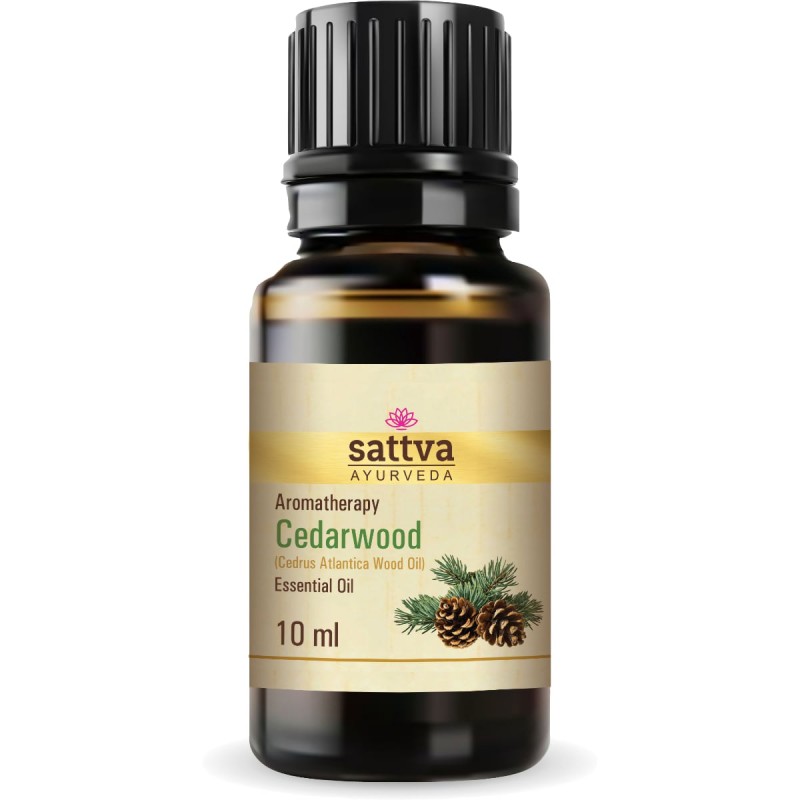 Ciedru ēteriskā eļļa Cedarwood, Sattva Ayurveda, 10 ml