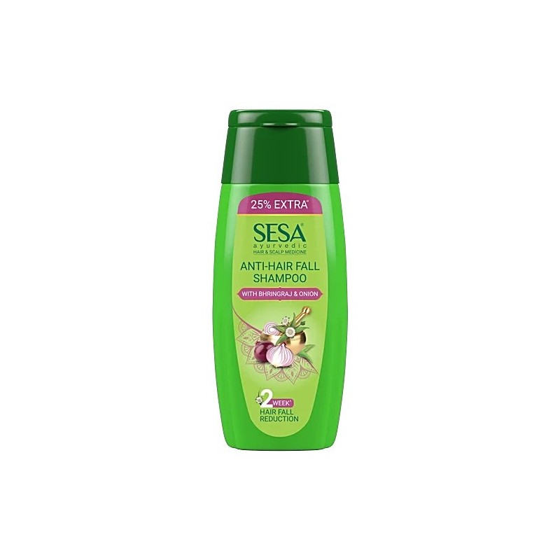Šampūns mutuļojošiem matiem Bhrigraj & Onion, Sesa, 200ml Šampūns mutuļojošiem matiem Bhrigraj & Onion, Sesa, 200ml