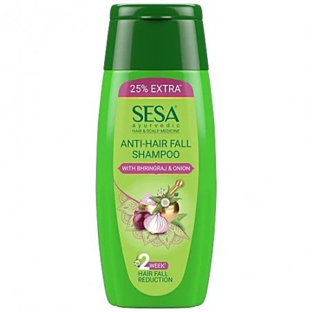 Šampūns mutuļojošiem matiem Bhrigraj & Onion, Sesa, 200ml