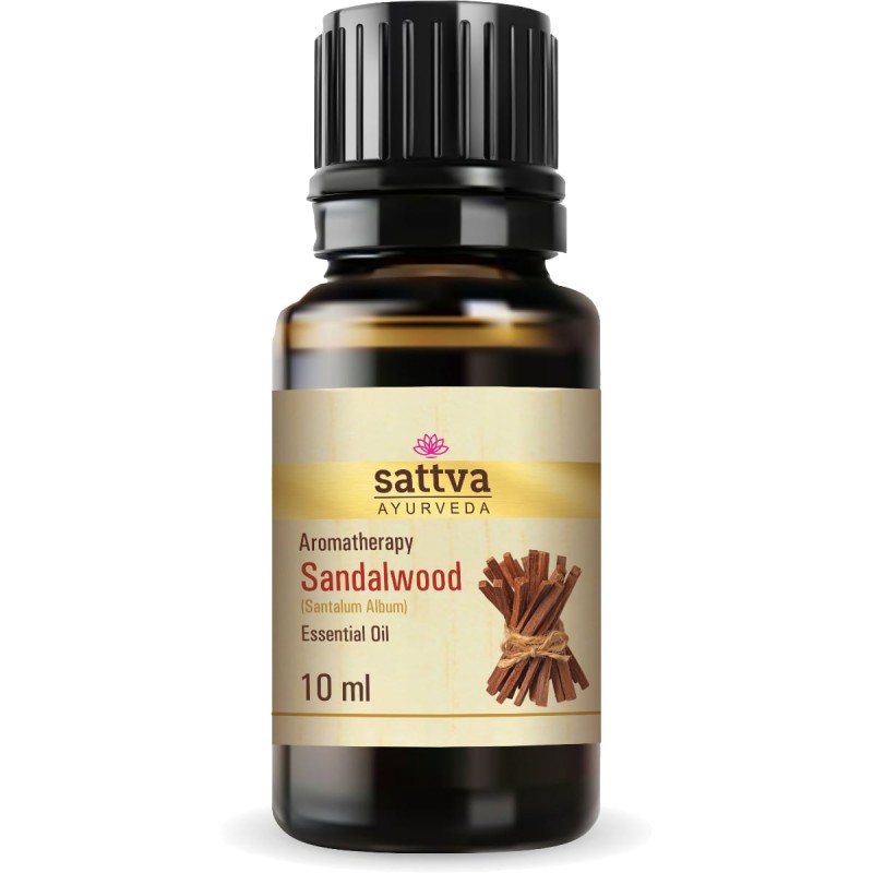 Baltā sandalkoka ēteriskā eļļa Sandalkoks, Sattva Ayurveda, 10ml