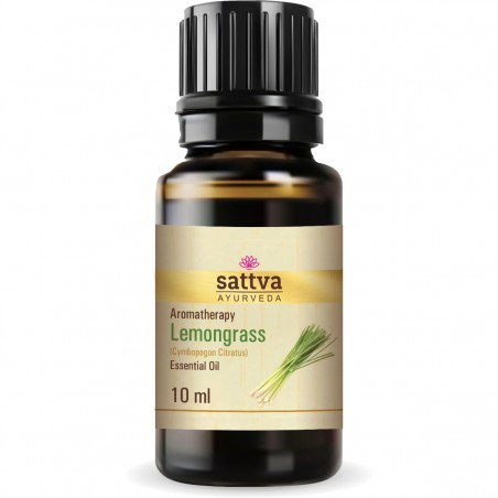 Citronzāles ēteriskā eļļa Lemongrass, Sattva Ayurveda, 10 ml