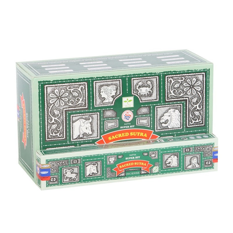 Sacred Sutra Super Hit vīraka kociņi, Satya, 15g Sacred Sutra Super Hit vīraka kociņi, Satya, 15g