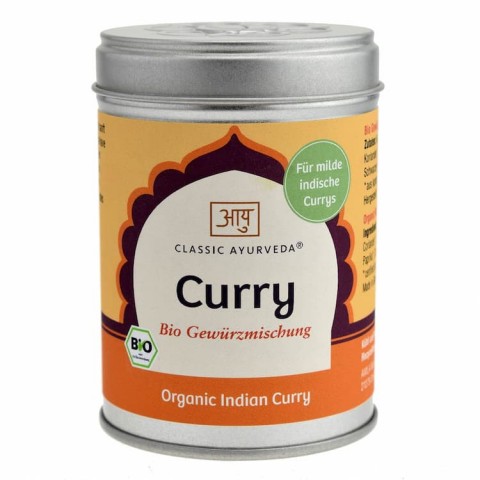Curry Mix, ground, organic, Classic Ayurveda, 80g