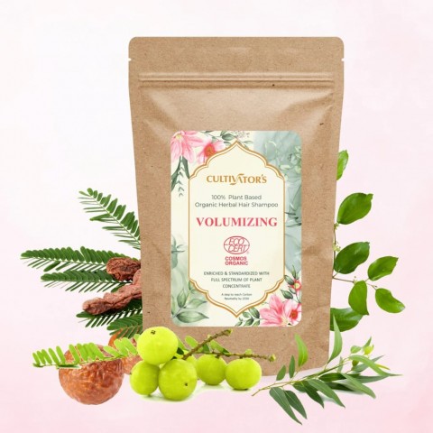 Augu šampūns matu šampūns apjomam palielināt, Cultivator's, 250g