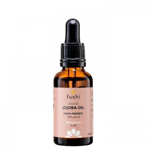 Jojoba Jojoba Oil Golden, cold pressed, organic, Fushi, 30ml