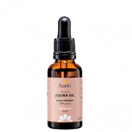Jojoba Jojoba Oil Golden, cold pressed, organic, Fushi, 30ml