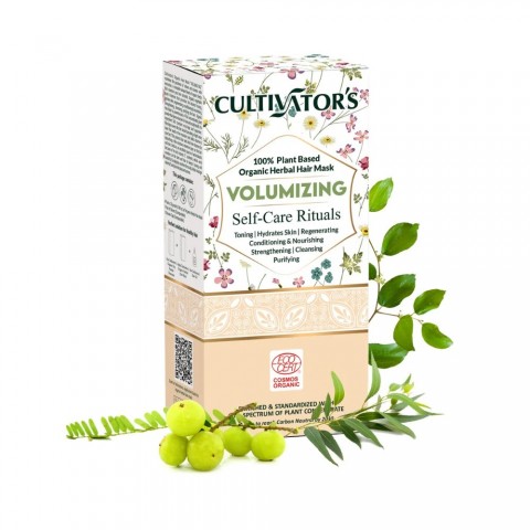 Augu maska matu maskas pūderis apjomam Volumizing, Cultivator's, 100g