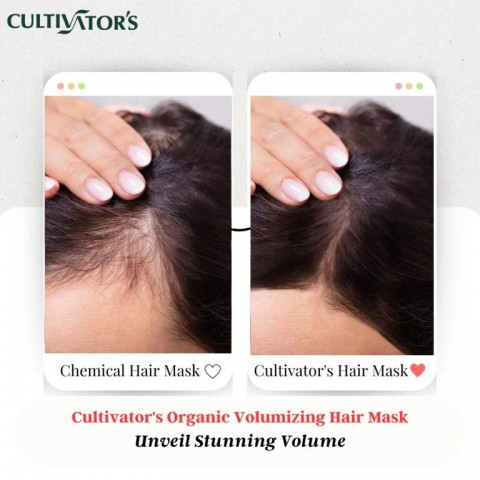 Augu maska matu maskas pūderis apjomam Volumizing, Cultivator's, 100g