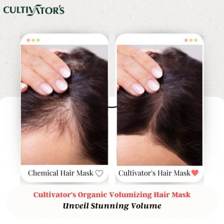 Augu maska matu maskas pūderis apjomam Volumizing, Cultivator's, 100g