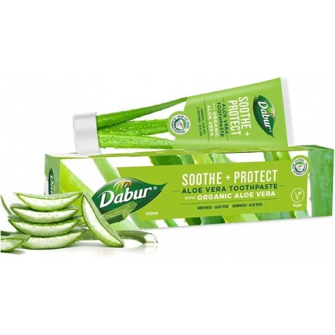 Zāļu zobu pasta ar alveju, Dabur, 100 ml