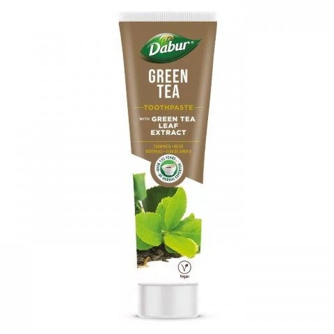Zāļu zobu pasta ar zaļo tēju, Dabur, 100 ml