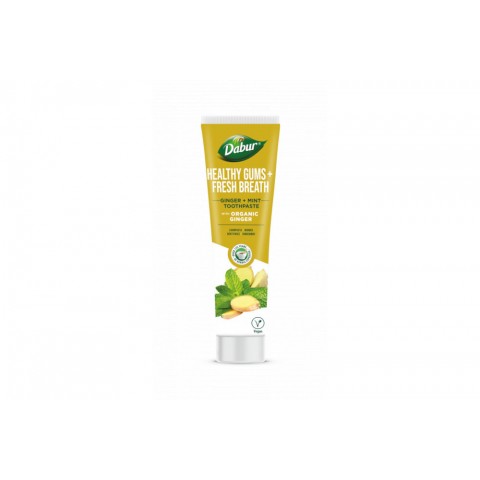 Zāļu zobu pasta ingvera piparmētra Veselīgas smaganas, Dabur, 100 ml