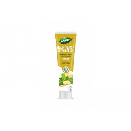 Zāļu zobu pasta ingvera piparmētra Veselīgas smaganas, Dabur, 100 ml