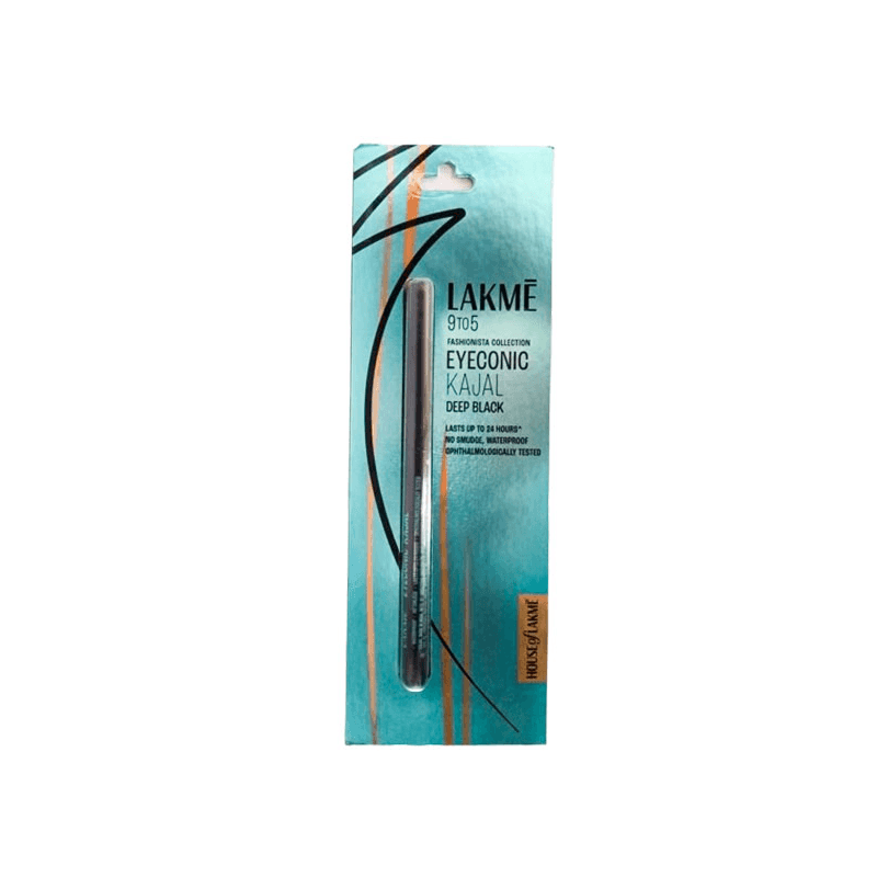 copy of Acu zīmulis Kajal Deep Black, Lakme, melns, 0,35g