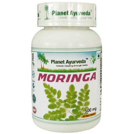 Пищевая добавка Moringa, Planet Ayurveda, 60 капсул