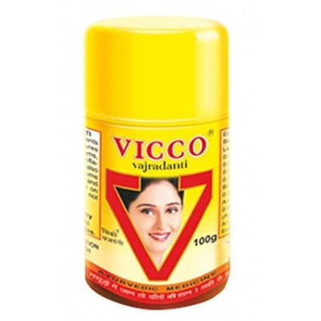Ajūrvēdas zobu pastas pulveris Vajradanti, VICCO, 100 g