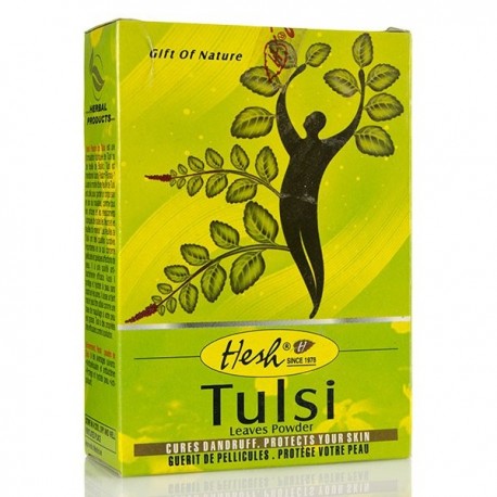 Augu pulveris galvas ādai un matiem Tulsi, Hesh, 100 g