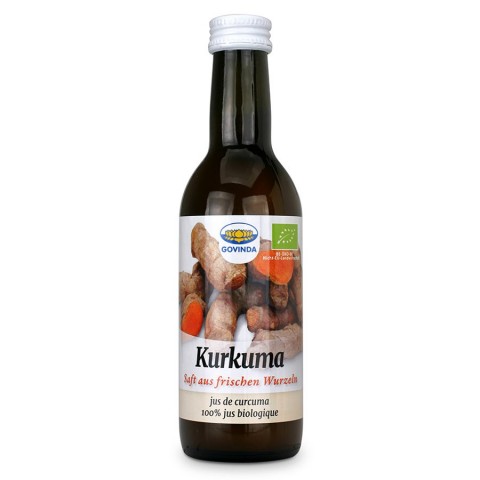 Organiskā kurkumas sula Curcuma Juice, Govinda, 250 ml